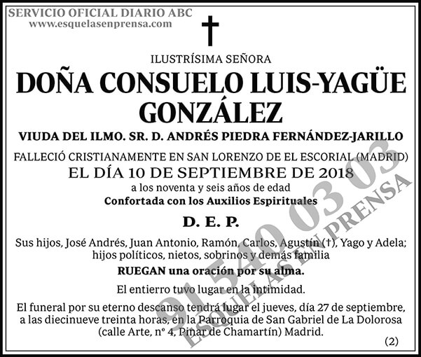 Consuelo Luis-Yagüe González